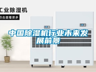 行業新聞中國除濕機行業未來發展前景