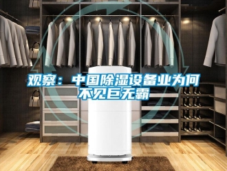 行業(yè)新聞觀察：中國除濕設(shè)備業(yè)為何不見巨無霸