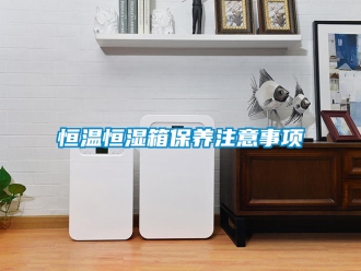知識百科恒溫恒濕箱保養(yǎng)注意事項