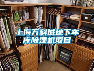 行業新聞上海萬科城地下車庫除濕機項目
