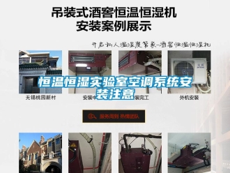 知識(shí)百科恒溫恒濕實(shí)驗(yàn)室空調(diào)系統(tǒng)安裝注意
