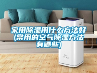 企業(yè)新聞家用除濕用什么方法好(常用的空氣除濕方法有哪些)