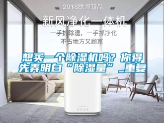 行業新聞想買一個除濕機嗎？你得先弄明白“除濕量”_重復
