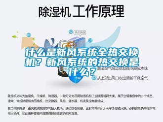 企業(yè)新聞什么是新風(fēng)系統(tǒng)全熱交換機(jī)？新風(fēng)系統(tǒng)的熱交換是什么？