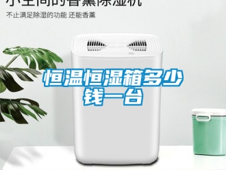 知識百科恒溫恒濕箱多少錢一臺