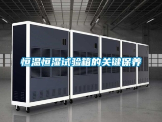 知識百科恒溫恒濕試驗箱的關(guān)鍵保養(yǎng)