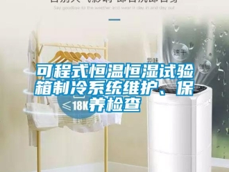 知識百科可程式恒溫恒濕試驗箱制冷系統維護、保養檢查