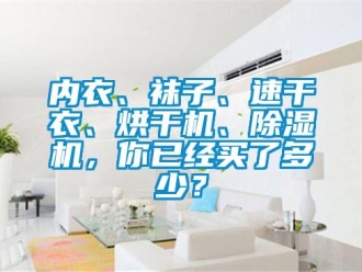 行業(yè)新聞內(nèi)衣、襪子、速干衣、烘干機(jī)、除濕機(jī)，你已經(jīng)買(mǎi)了多少？