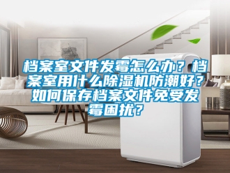 行業新聞檔案室文件發霉怎么辦？檔案室用什么除濕機防潮好？如何保存檔案文件免受發霉困擾？