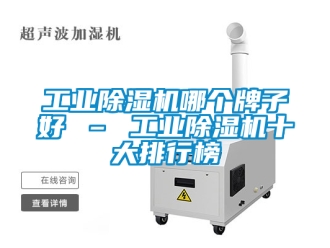 常見問題工業除濕機哪個牌子好 – 工業除濕機十大排行榜