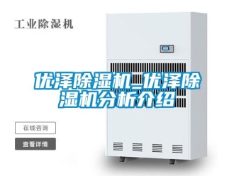 行業新聞優澤除濕機_優澤除濕機分析介紹