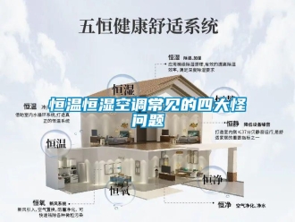 知識百科恒溫恒濕空調常見的四大怪問題