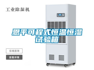 知識百科恩平可程式恒溫恒濕試驗箱