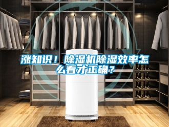 行業(yè)新聞漲知識！除濕機除濕效率怎么看才正確？