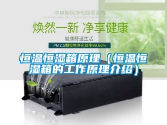 知識(shí)百科恒溫恒濕箱原理（恒溫恒濕箱的工作原理介紹）