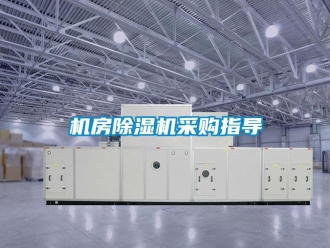 行業(yè)新聞機房除濕機采購指導
