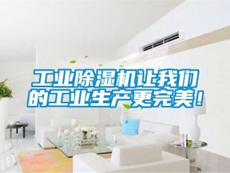 企業新聞工業除濕機讓我們的工業生產更完美！