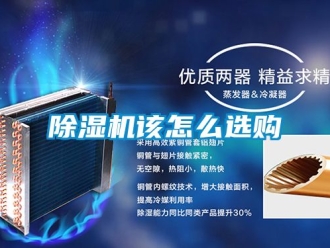 行業(yè)新聞除濕機(jī)該怎么選購