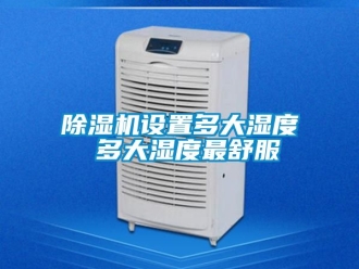 行業新聞除濕機設置多大濕度 多大濕度最舒服