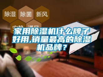 企業新聞家用除濕機什么牌子好用,銷量最高的除濕機品牌？