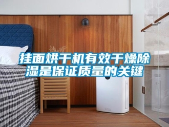 行業(yè)新聞掛面烘干機有效干燥除濕是保證質(zhì)量的關(guān)鍵