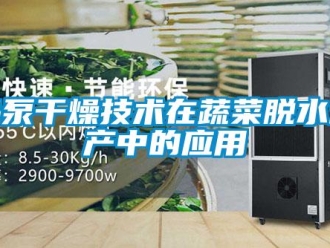 行業新聞熱泵干燥技術在蔬菜脫水生產中的應用