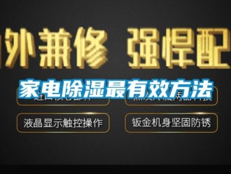 企業(yè)新聞家電除濕最有效方法