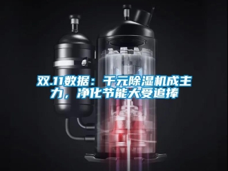 行業新聞雙.11數據：千元除濕機成主力，凈化節能大受追捧