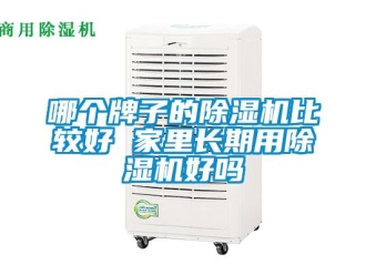 行業新聞哪個牌子的除濕機比較好 家里長期用除濕機好嗎