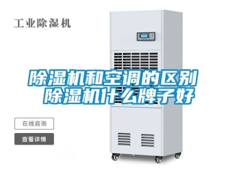 行業(yè)新聞除濕機和空調(diào)的區(qū)別 除濕機什么牌子好