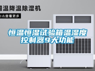 知識百科恒溫恒濕試驗箱溫濕度控制器9大功能