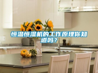 知識百科恒溫恒濕機的工作原理你知道嗎？