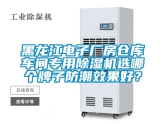 企業(yè)新聞黑龍江電子廠房倉庫車間專用除濕機(jī)選哪個牌子防潮效果好？