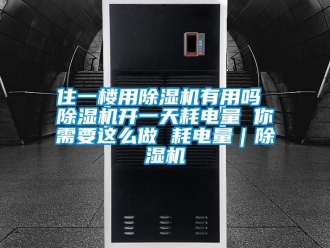 行業(yè)新聞住一樓用除濕機有用嗎 除濕機開一天耗電量 你需要這么做 耗電量｜除濕機
