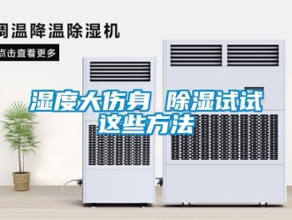 企業新聞濕度大傷身 除濕試試這些方法