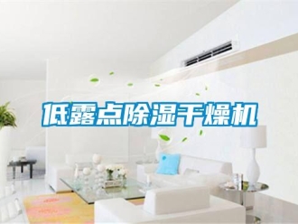 行業(yè)新聞低露點除濕干燥機