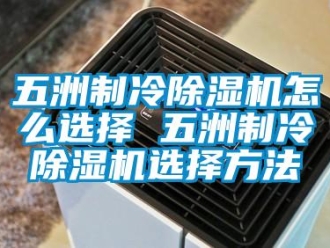 行業(yè)新聞五洲制冷除濕機(jī)怎么選擇 五洲制冷除濕機(jī)選擇方法