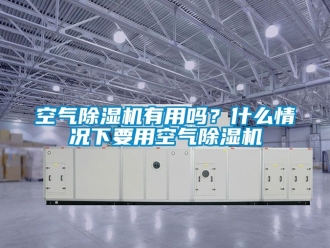行業新聞空氣除濕機有用嗎？什么情況下要用空氣除濕機