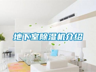 行業新聞地下室除濕機介紹