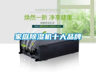 企業新聞家庭除濕機十大品牌