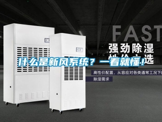 企業新聞什么是新風系統？一看就懂！