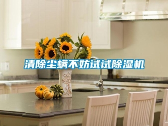 行業新聞清除塵螨不妨試試除濕機