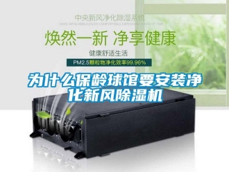 知識百科為什么保齡球館要安裝凈化新風除濕機