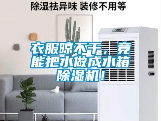 行業新聞衣服晾不干，竟能把水做成水箱除濕機！