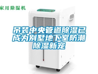 企業新聞吊裝中央管道除濕已成為別墅地下室防潮除濕新寵