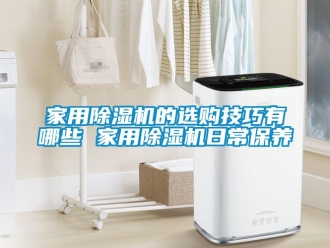 常見問題家用除濕機的選購技巧有哪些 家用除濕機日常保養(yǎng)
