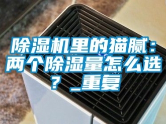 行業新聞除濕機里的貓膩：兩個除濕量怎么選？_重復