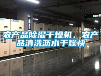 行業新聞農產品除濕干燥機，農產品清洗瀝水干燥快
