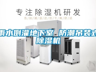 知識百科雨水倒灌地下室 防潮吊裝式除濕機