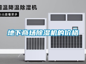 企業新聞地下商場除濕機的價格